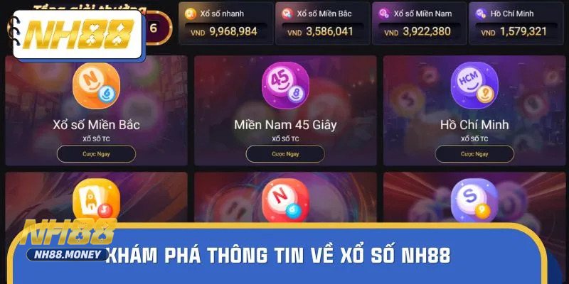 Xổ số NH88 - Giao diện thân thiện, thao tác chuẩn 3 bước Xổ số NH88 - Giao diện thân thiện, thao tác chuẩn 3 bước